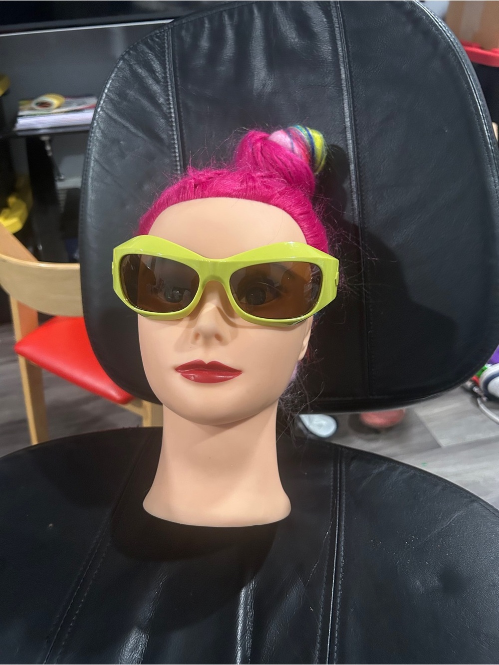 Neon Lime Women's Fashion Sunglasses